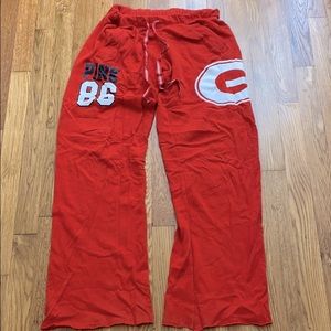 PINK VICTORIA’S SECRET COLLEGIATE BOYFRIEND PANTS